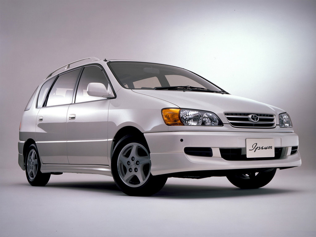 Toyota Ipsum (SXM10G, SXM15G, CXM10G) 1 поколение, рестайлинг, минивэн (04.1998 - 04.2001)